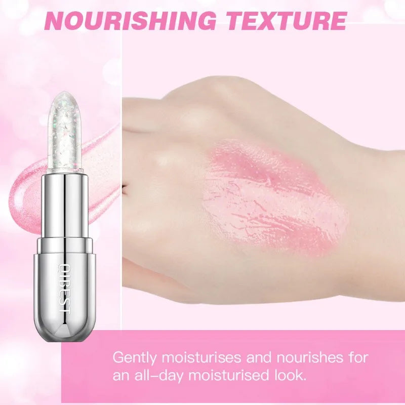 Color-Changing Glitter Lipstick