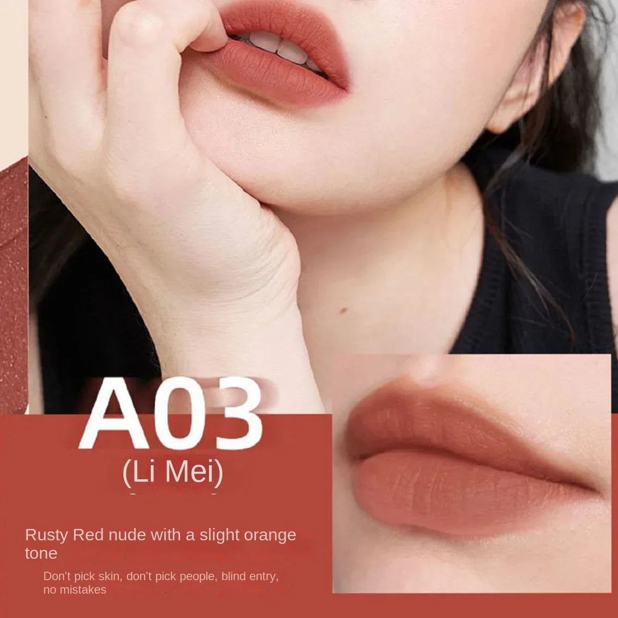 Lip Gloss Moisturizing Lip Tint Mud 6 Colors Long Lasting
